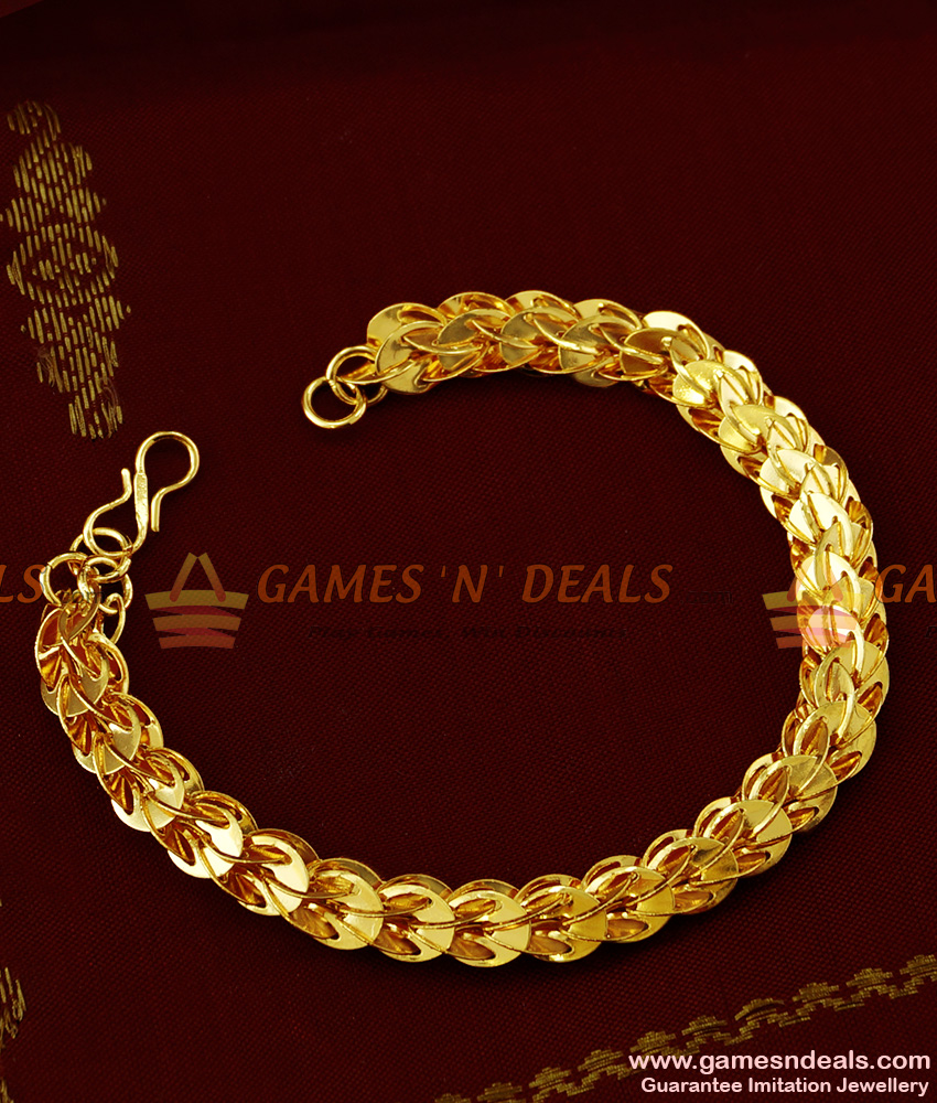 BRAC017 - Attractive Handmade Gold Plated Imitation Bracelet Party Wear Jewelry Online BRAC017 - Attractive Handmade Gold Plated Imitation Bracelet Party Wear Jewelry Online