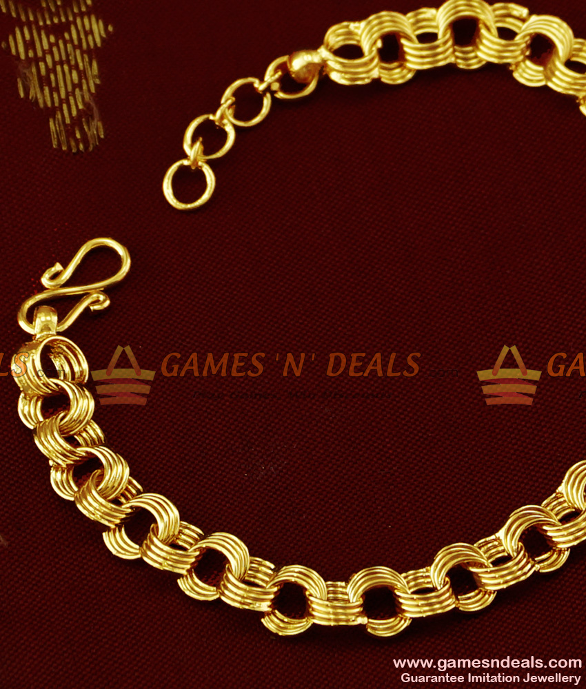 BRAC018 - Pure Gold Micro Plated Imitation Bracelet Online BRAC037