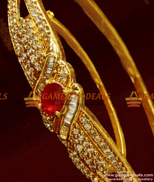 Ruby Stone Open Type Imitation Bracelet Buy Online BRAC021 Ruby Stone Open Type Imitation Bracelet Buy Online BRAC021