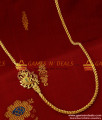 MCH017 - Grand Handmade AD Stone Peacock Mogappu Chain Daily Wear Saradu Design