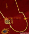 MCH018 - Unique Grand AD Stone Leaf Dollar Mogappu Chain Saradu Design Online