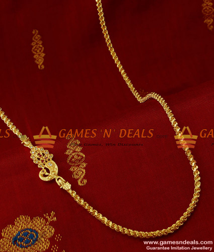 AD Stone Small Peacock Dollar Mogappu 