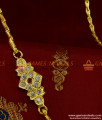 MCH050 - Aiympon AD Stone Mogappu Dollar Daily Wear Gothuma Chain Thali Design MCH050 - Aiympon AD Stone Mogappu Dollar Daily Wear Gothuma Chain Thali Design