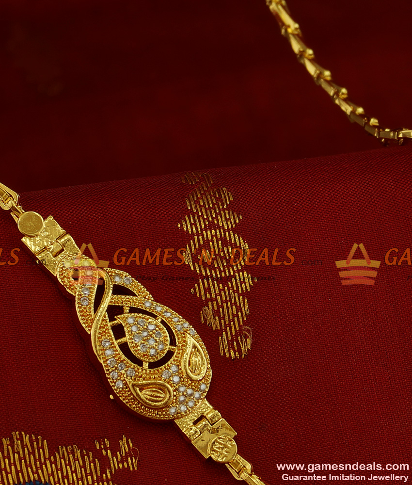 MCH069 - Guaranteed Traditional Gold Plated Mogappu Chain Imitation Jewellery 