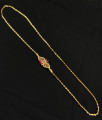 Gold Plated Jewellery Mugappu Chain Godhuma Wheat Chain Design Online MCH093