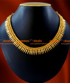 NCKN46 - Gold Plated Traditional Mullaipoo Malai Choker Necklace