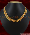 NCKN135 - Gold Plated Attigai Traditional Beaded Choker Design Jewelry 