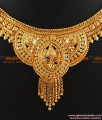 NCKN136 - Gold Plated Necklace Traditional Culcutta Choker Design Necklace