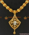 NCKN157 - Royal Britain Symbol Dollar Design Semi Precious Zircon Stone Necklace NCKN157 - Royal Britain Symbol Dollar Design Semi Precious Zircon Stone Necklace