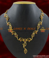 NCKN165 - Trendy Teen Design Semi-Precious Ruby Emerald Stone Necklace NCKN165 - Trendy Teen Design Semi-Precious Ruby Emerald Stone Necklace