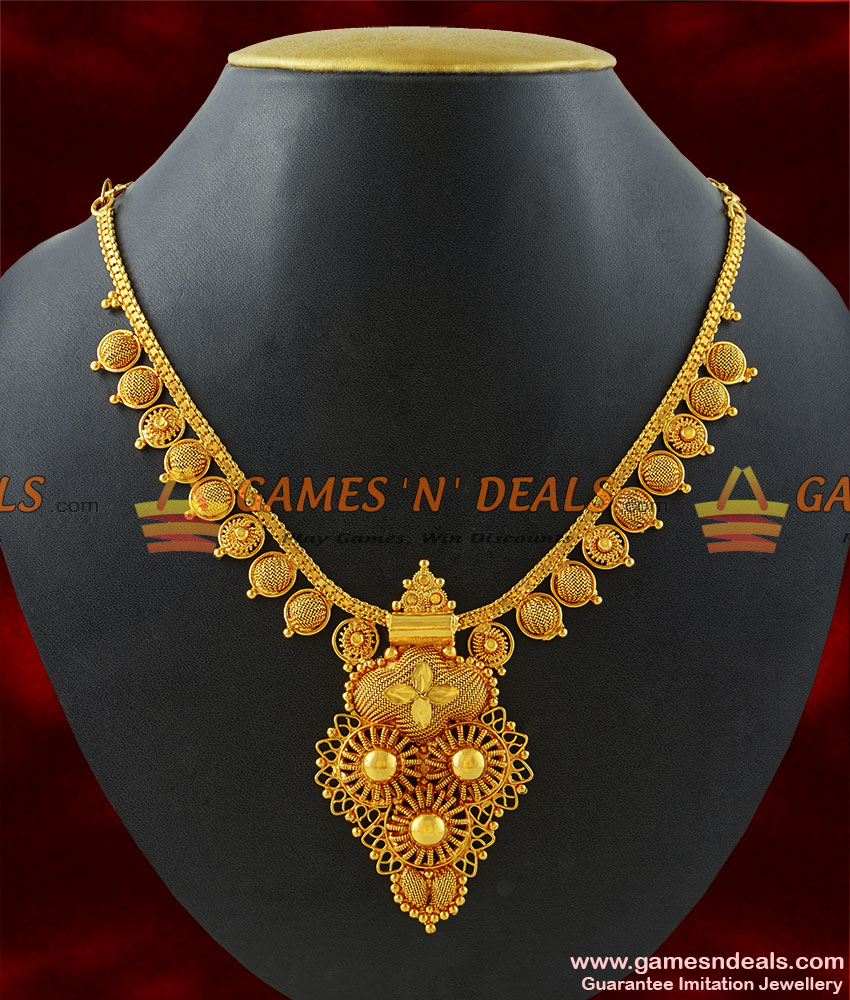 NCKN175 - Unique Grand Trendy Net Design Big Dollar Imitation Necklace Online NCKN175 - Unique Grand Trendy Net Design Big Dollar Imitation Necklace Online