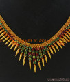 NCKN191 - Gold Plated Grand Mullaipoo Malai Choker AD Stone Necklace NCKN191 - Gold Plated Grand Mullaipoo Malai Choker AD Stone Necklace