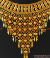 NCKN196 - Gold Plated Hand Made Choker Design Arabian Design Net Necklace