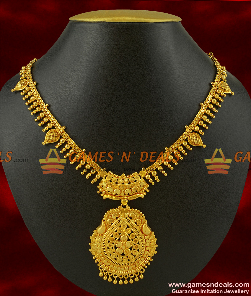 NCKN239 - Handmade Grand Party Wear Beaded Dollar Imitation Necklace Design
