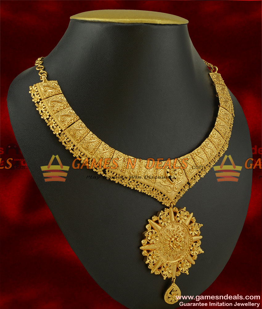 NCKN244 - Handmade Flower Design Grand Party Wear Imitation Choker Design NCKN244 - Handmade Flower Design Grand Party Wear Imitation Choker Design