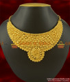 NCKN245 - Grand Bridal Wear Full Neck Choker Necklace Design Imitation Jewelry