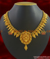 NCKN262 - Grand Arumbu Leaf Necklace Handmade Unique Work Jewelry Online