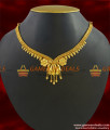 NCKN273 - Choker Necklace Light Weight Fancy Calcutta Design Online