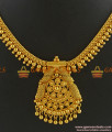 NCKN279 - Beautiful Party Wear Dollar Necklace Guarantee Gold Plated Kerala Jewelry