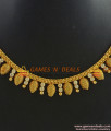 NCKN315 - Choker Type White AD Stone Necklace Party Wear Design Online NCKN315 - Choker Type White AD Stone Necklace Party Wear Design Online