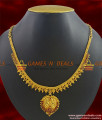NCKN328 - Gold Plated Jewellery Kerala Type Party Wear Ruby Stone Necklace Online NCKN328 - Gold Plated Jewellery Kerala Type Party Wear Ruby Stone Necklace Online