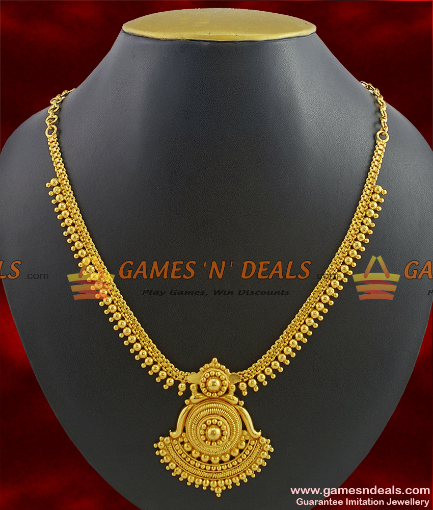 NCKN349- Exclusive Handmade Grand Party Wear Beaded Dollar Imitation Necklace Design