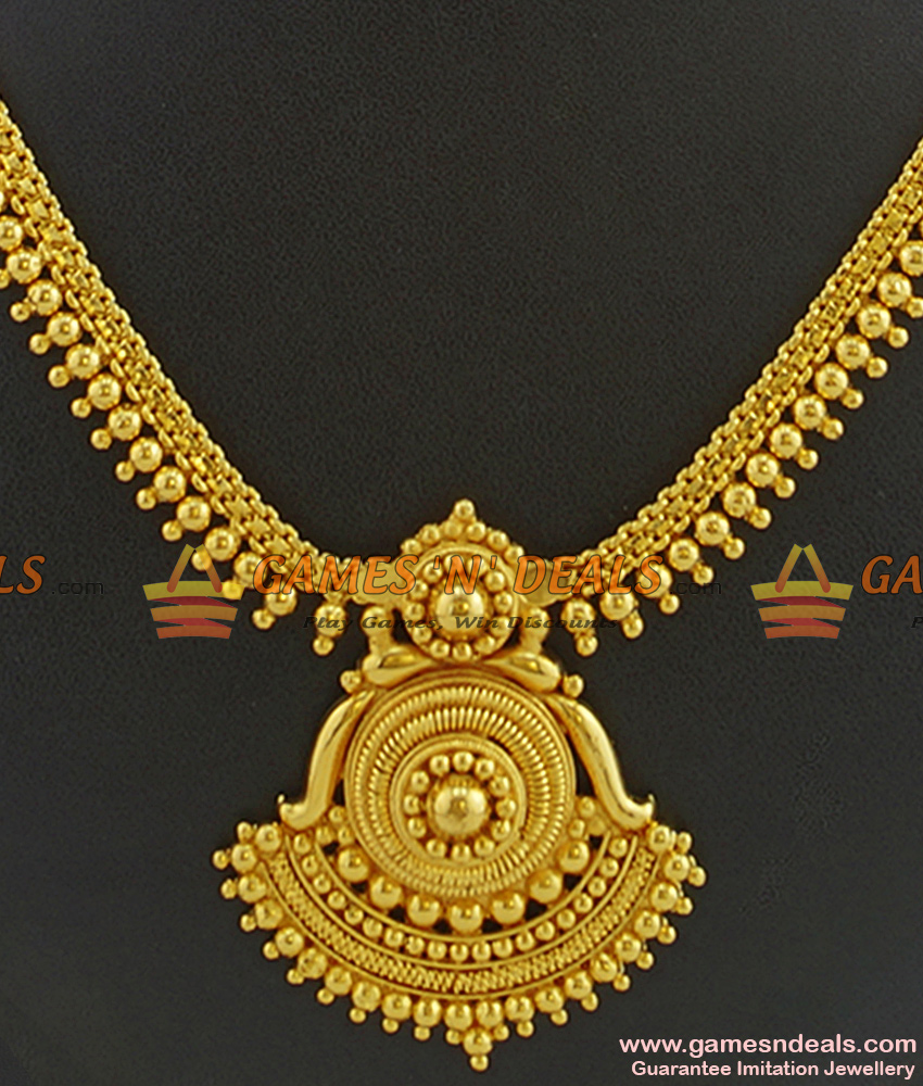 NCKN349- Exclusive Handmade Grand Party Wear Beaded Dollar Imitation Necklace Design