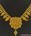 NCKN359 - South Indian Gold Plated Party Wear Imitation Necklace NCKN359 - South Indian Gold Plated Party Wear Imitation Necklace