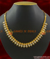 NCKN366 - American Diamond Full White Stone Attigai Imitation Necklace Online NCKN366 - American Diamond Full White Stone Attigai Imitation Necklace Online