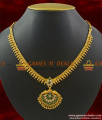 NCKN375 - Semi Precious Stone Dollar With Trendy Leaf Design Kerala Necklace