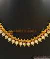 NCKN394 - Sparkling Big AD White Stone Choker Type Imitation Necklace Online