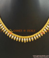 Grand Bridal White AD Stone Necklace Handmade Jewelry NCKN409 Grand Bridal White AD Stone Necklace Handmade Jewelry NCKN409
