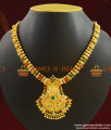 Grand Kerala Necklace Design Ruby Stone Handcrafted Jewelry NCKN410