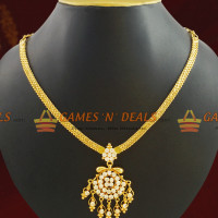 White Stone Necklace