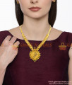 Gold Plated Jewellery Kerala Type Bridal Wear Stone Necklace NCKN413
