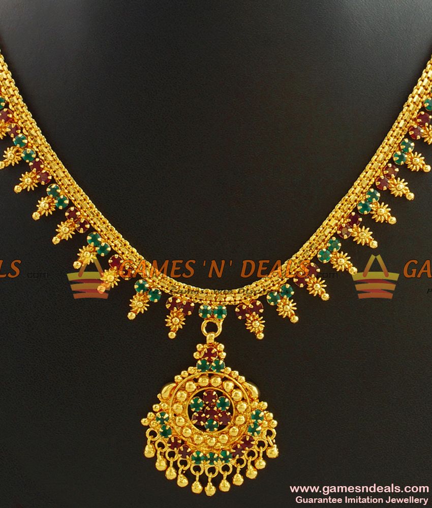 First Quality Stone Necklaces Party Wear Imitation Jewellery for Women NCKN415 First Quality Stone Necklaces Party Wear Imitation Jewellery for Women NCKN415