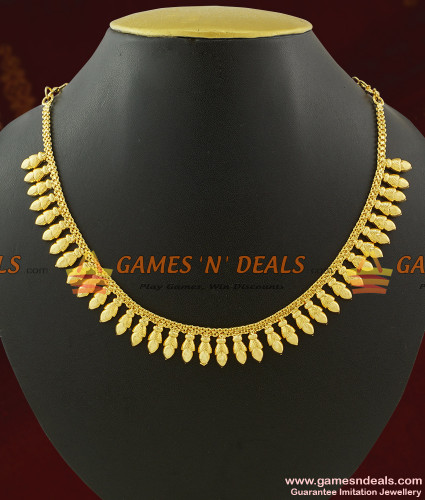 One Gram Gold Plated Grand Necklace Set for Engagement/ Wedding