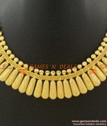 Unique Self Design Handmade Close Neck Imitation Choker Design NCKN418