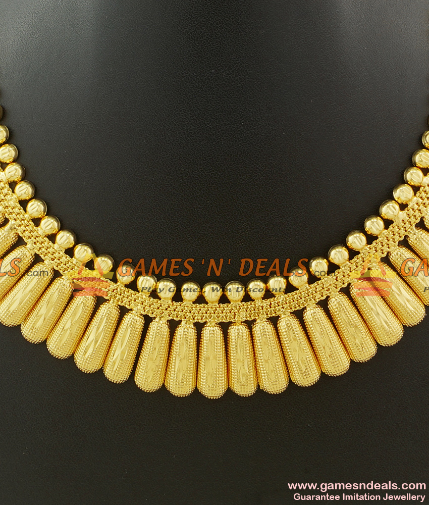 Unique Self Design Handmade Close Neck Imitation Choker Design NCKN418