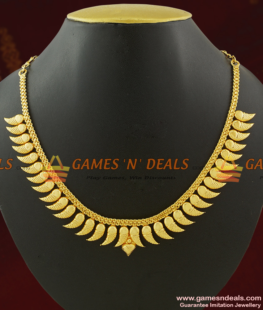 One Year Guarantee Traditional Light Weight Mango Necklace NCKN419