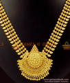 Real Gold Pattern Mango Leaf Necklace for Women NCKN445