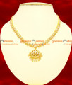 NCKN54 - Traditional Aiympon Big White Stone Imitation Necklace Design