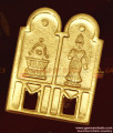 THAL01 Gold Plated Jewelry Meenakshi Sundereshwara Thali