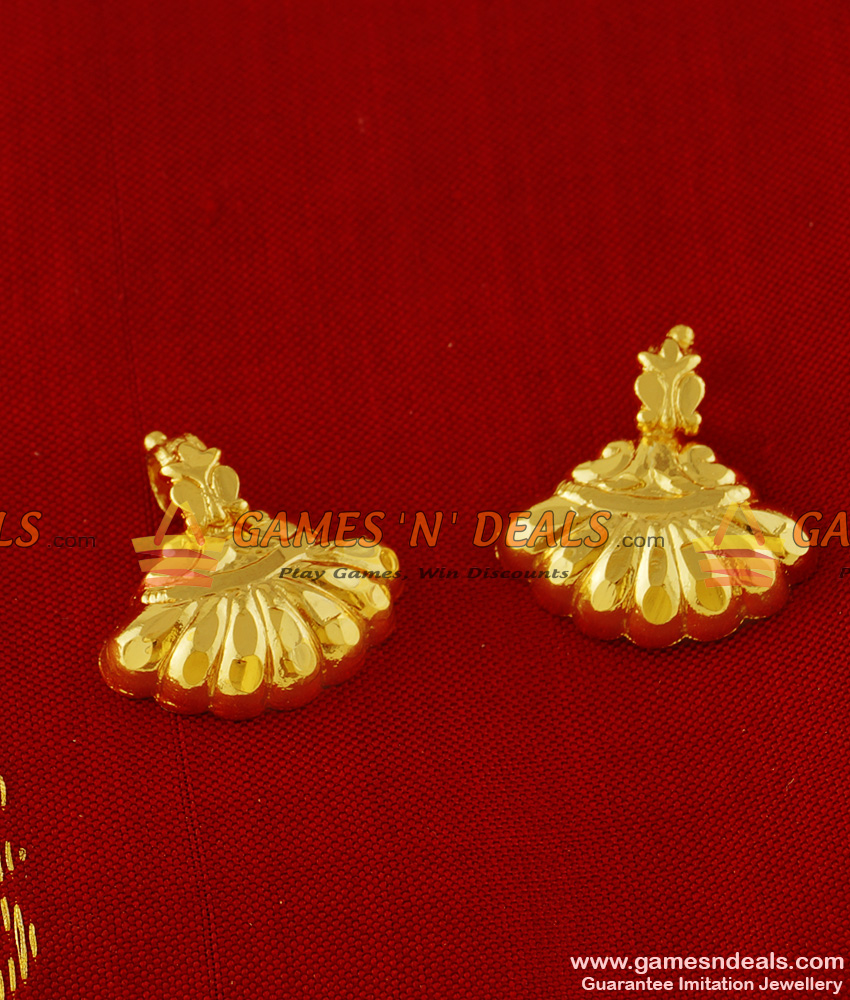 THAL13 Gold Plated Imitation Jewelry Thali Visiri Set Design For Traditional Thali