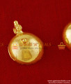 THAL16 Gold Plated Imitation Jewelry Thali Big Pottu with Bead Set Design For Traditional Thali