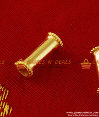 THAL19 Gold Plated Imitation Jewelry Thali Naanal Pipe Set Design For Traditional Thali THAL19 Gold Plated Imitation Jewelry Thali Naanal Pipe Set Design For Traditional Thali