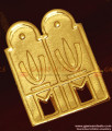 Gold Plated Jewelry Vishnu Thenkalai Thali Design THAL28