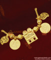Gold Plated Jewelry Sivan Vipoothi Lakshmi Kasu Thali Set Thal30