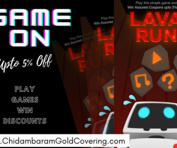 Play games to win discounts from chidambaram gold covering imitation jewelry store