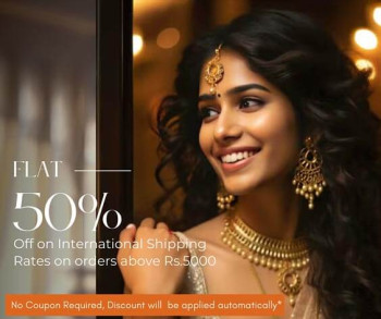 Girl celebrating party with jewels bought from chidambaram gold covering